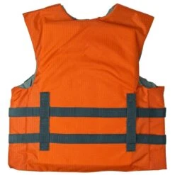 RISE Youth Rip Stop Life Vest -Water Fit Essentials 3007rs rustic orange back2