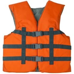 RISE Youth Rip Stop Life Vest -Water Fit Essentials 3007rs rustic orange front2
