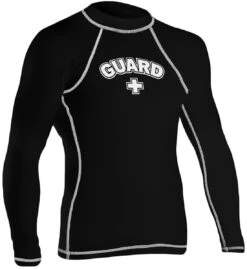 RISE Guard Long Sleeve Rashguard -Water Fit Essentials 501lsl front black