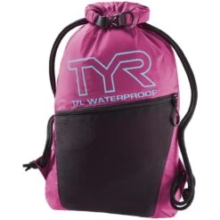 TYR Alliance Waterproof Sackpack -Water Fit Essentials lwetdryd pink 1 1